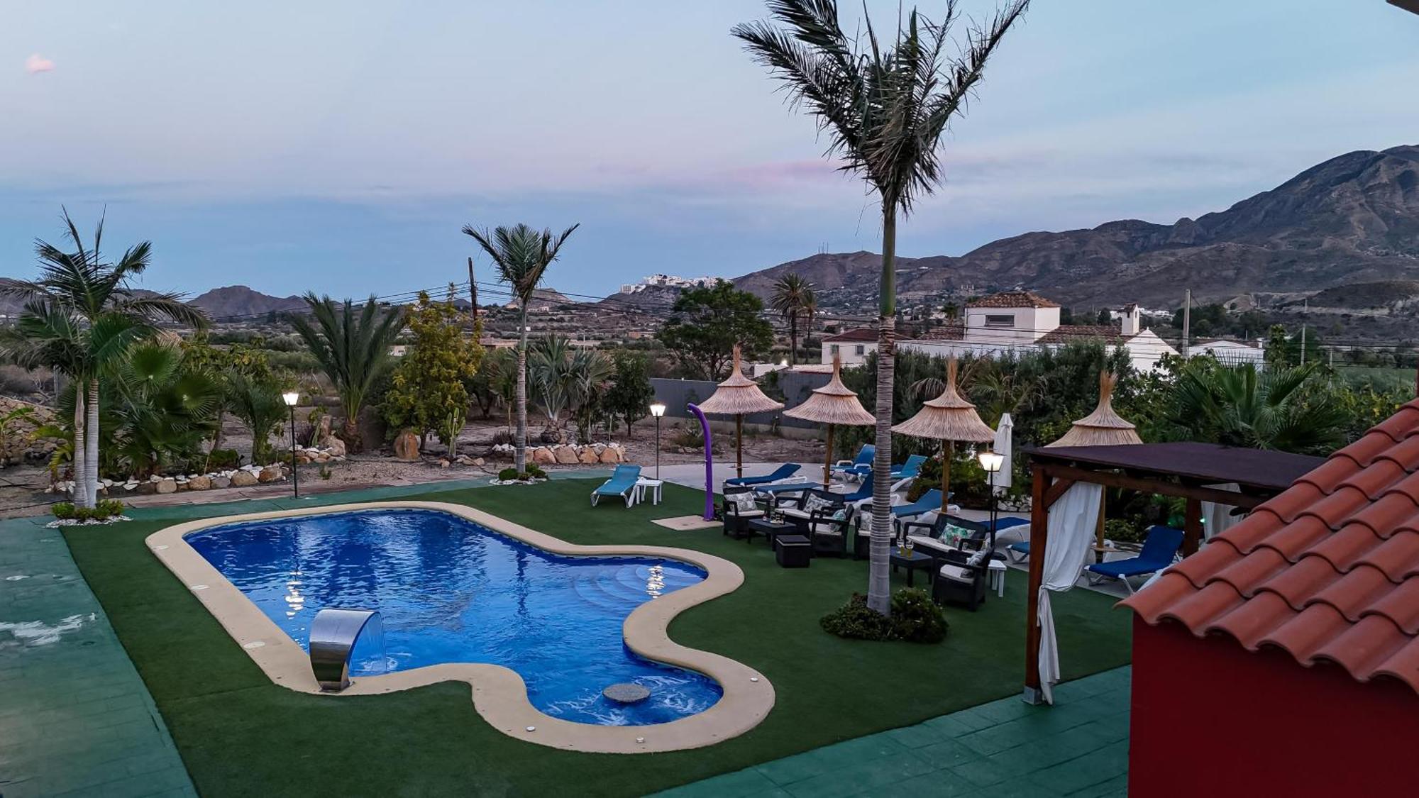 Villa Adelina En Turre, Almeria, Villa De Lujo Con Piscina Privada Cerca De Las Playas De Mojacar Bagian luar foto